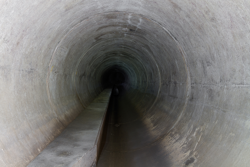 Ablaufkanal Rehag-Wohlensee, Köniz/Bern Regenauffangbecken Rehag, Köniz/Bern Kanalisation Seewer drainage system underground untergrund