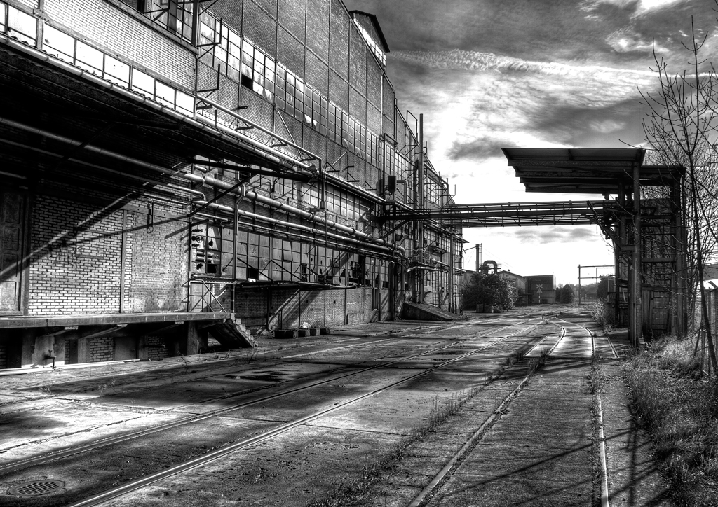 Reichhold Chemiefabrik, Hausen, Schweiz lost places - vergessene orte in der schweiz - reichhold chemiefabrik hausen verlassen hdr hdri schwarz/weiss urban exploration