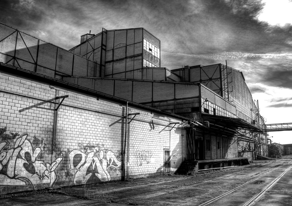 Reichhold Chemiefabrik, Hausen, Schweiz lost places - vergessene orte in der schweiz - reichhold chemiefabrik hausen verlassen hdr hdri schwarz/weiss urban exploration
