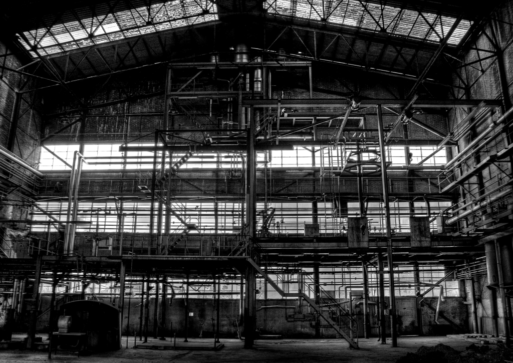 Reichhold Chemiefabrik, Hausen, Schweiz lost places - vergessene orte in der schweiz - reichhold chemiefabrik hausen verlassen hdr hdri schwarz/weiss urban exploration